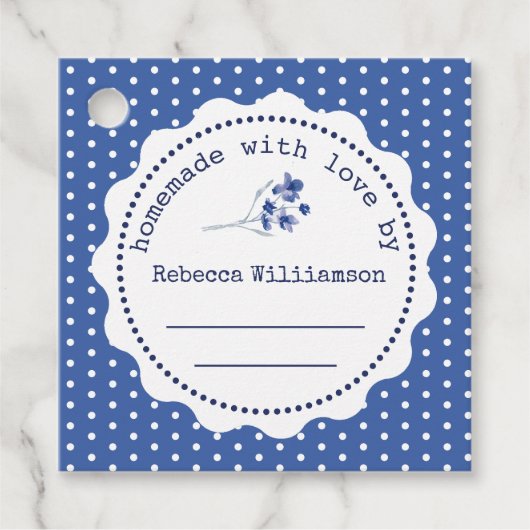 Personalisierte Jam Canning | Eigenart mit Liebe Geschenkanhänger (Vorderseite)