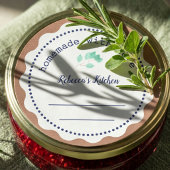 Personalisierte Jam Canning | Eigenart mit Liebe Runder Aufkleber