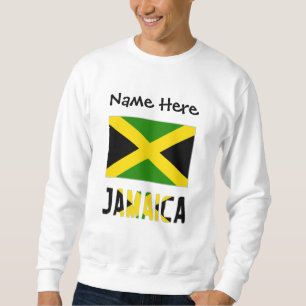 Personalisierte jamaikanische Flagge Sweatshirt