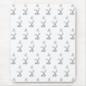 Personalisierte Januar-Schneeschauer Geburtstagsfe Mousepad (Vorne)
