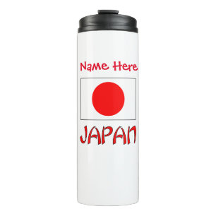 Personalisierte Japan-Flagge Thermosbecher