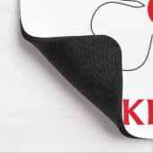 Personalisierte Japaner küssen mich, den ich Mousepad (Ecke)