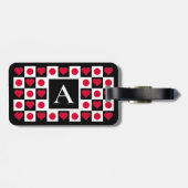 Personalisierte japanische Fahne - kundenspezifisc Gepäckanhänger (Rückseite horizontal)