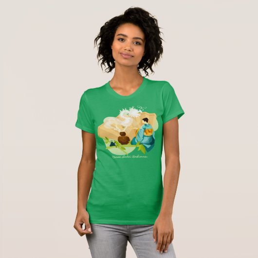 Personalisierte japanische Teezeremonie, Drache T-Shirt (Vorne ganz)