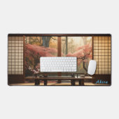 Personalisierte japanische Workbench & Garden Desk Schreibtischunterlage (Tastatur & Maus)