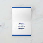 Personalisierte Jellyfish Happy Birthday Card Dankeskarte (Innenseite)