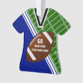 Personalisierte Jersey Football Ornaments Deine FA Ornament (Vorderseite)