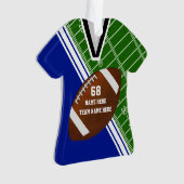 Personalisierte Jersey Football Ornaments Deine FA Ornament (Vorderseite)