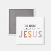 Personalisierte Jesus-Glaubensberufe Magnet (Vorderseite/Rückseite)