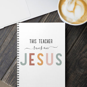 Personalisierte Jesus-Glaubensberufe Notizblock