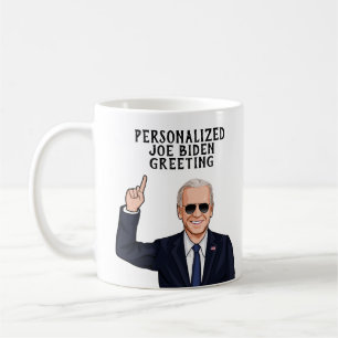 Personalisierte Joe Biden Aviators Kaffeetasse