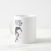 Personalisierte Jon Ossoff Büste Kaffeetasse (Vorderseite Links)