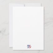 Personalisierte Jon Ossoff Büste Karte (Rückseite)