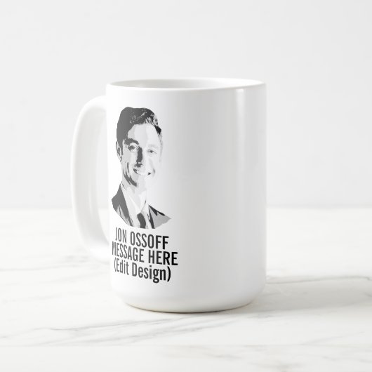 Personalisierte Jon-Ossoost-Pleite Kaffeetasse (Vorderseite Links)