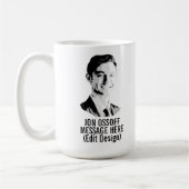 Personalisierte Jon-Ossoost-Pleite Kaffeetasse (Links)