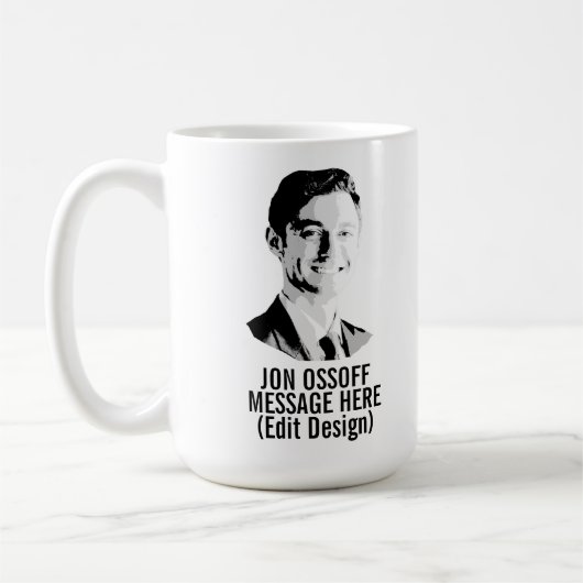 Personalisierte Jon-Ossoost-Pleite Kaffeetasse (Links)