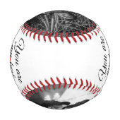 Personalisierte Jubiläumsgeschenke für ihn Baseball (Rückseite)