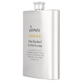 Personalisierte Jubiläumsgeschenke für ihn Flachmann (Links)