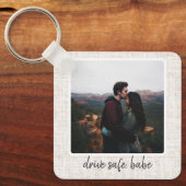 Personalisierte Jubiläumsgeschenke für ihn Schlüsselanhänger (Vorderseite)