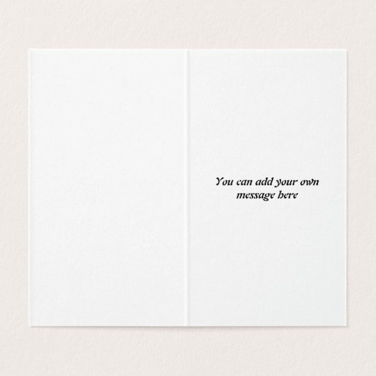 Personalisierte Jubiläumsgratis (Innenseite Aufgefaltet)