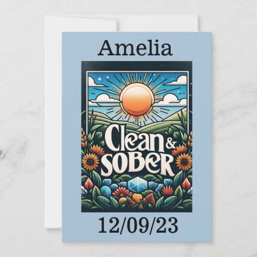 Personalisierte Jubiläumskarte Feiertagskarte (Vorderseite)