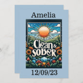 Personalisierte Jubiläumskarte Feiertagskarte (Vorne/Hinten)