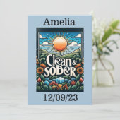 Personalisierte Jubiläumskarte Feiertagskarte (Stehend Vorderseite)