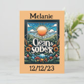 Personalisierte Jubiläumskarte Feiertagskarte (Stehend Vorderseite)