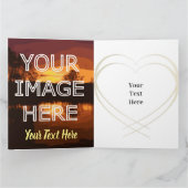 Personalisierte Jubiläumskarte mit Foto Karte (Innenseite)