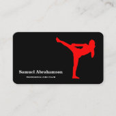Personalisierte Judo-Trainer - Karte  (Vorderseite)
