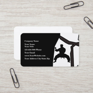 Personalisierte Judo-Trainer - Karte