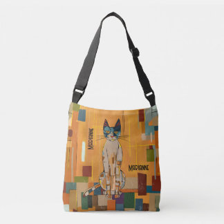 Personalisierte Jugendstil-Klimt-inspiriert Goldka Tragetaschen Mit Langen Trägern