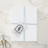 Personalisierte Juli-Geburtsmonatsblume Geschenkanhänger (Mit Garn)