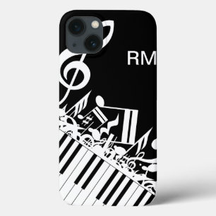 Personalisierte Jumbled-Musiknotizen und -Klaviert Case-Mate iPhone Hülle