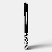 Personalisierte Jumbled-Musiknotizen und -Klaviert Case-Mate iPhone Hülle (Rückseite / Links)