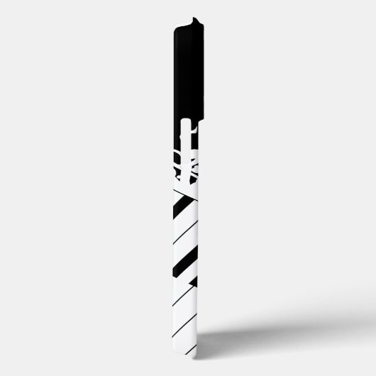 Personalisierte Jumbled-Musiknotizen und -Klaviert Case-Mate iPhone Hülle (Rückseite / Rechts)