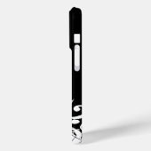 Personalisierte Jumbled-Musiknotizen und -Klaviert Case-Mate iPhone Hülle (Rückseite / Links)