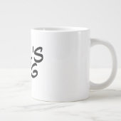 Personalisierte Jumbo-Kaffee-Tasse Jumbo-Tasse (Rechts)