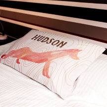 Personalisierte Junge Zimmer Fox Holzstruktur