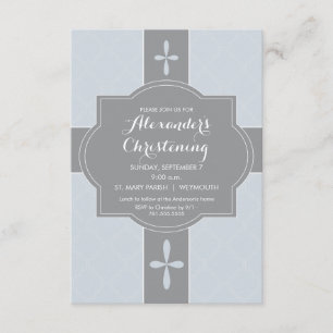 Personalisierte Jungen Christening, Taufe Einladun Einladung