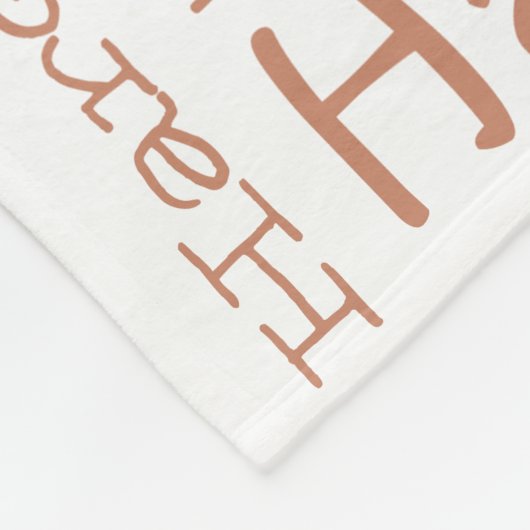 Personalisierte Jungen nennen Teddybär mit Ballons Fleecedecke (Ecke)