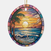 Personalisierte Jungfrau Keramik Ornament (Links)