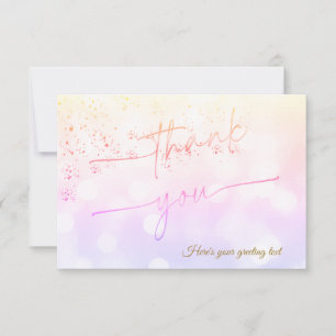 Personalisierte Junggeselinnen-Abschied-Karten Dankeskarte