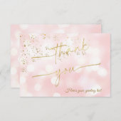 Personalisierte Junggeselinnen-Abschied-Karten Dankeskarte (Vorne/Hinten)