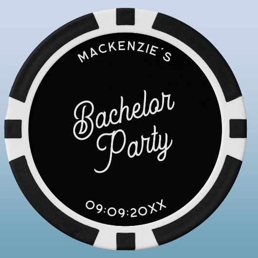 Personalisierte Junggesellenparty Pokerchips