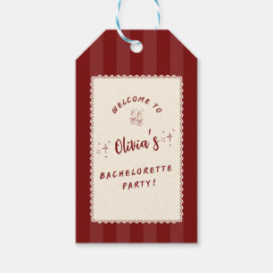 Personalisierte Junggesellinnen-Abschiedsparty-Ges Geschenkanhänger