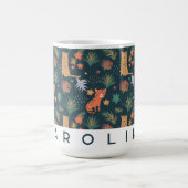 Personalisierte Jungle Leopard-Tasse | Custom Kids Kaffeetasse (Mittel)