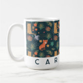 Personalisierte Jungle Leopard-Tasse | Custom Kids Kaffeetasse (Links)