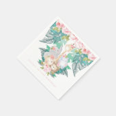 Personalisierte Jungtiertiere Serviette (Ecke)