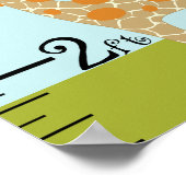 Personalisierte Jungtierzuchtkarte Poster (Ecke)